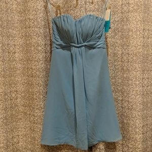 Mori Lee Bridesmaid Dress in Azure